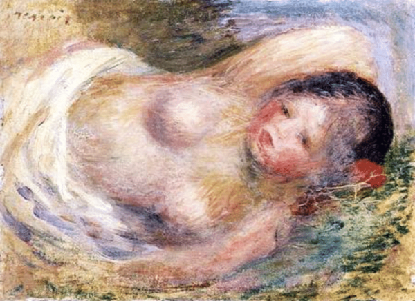 Nu couché de Pierre – Pierre-Auguste Renoir: „Liegender Akt von Pierre – Pierre-Auguste Renoir Pierre-Auguste Renoir 105x70