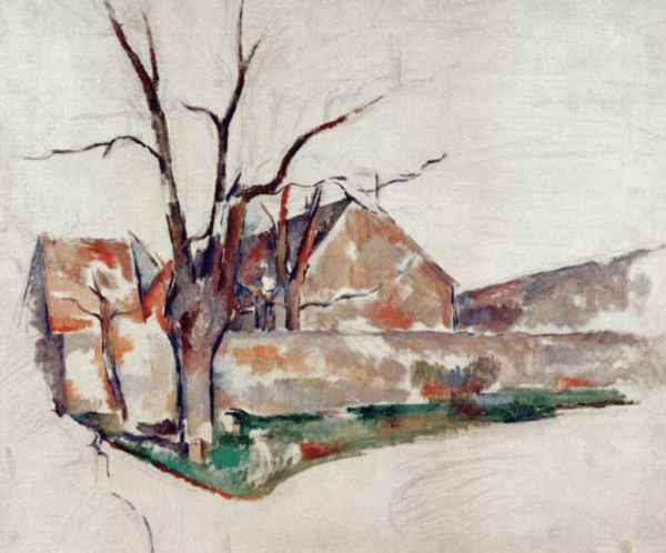 Landschaft im Winter – Paul Cézanne Paul Cézanne 85x75