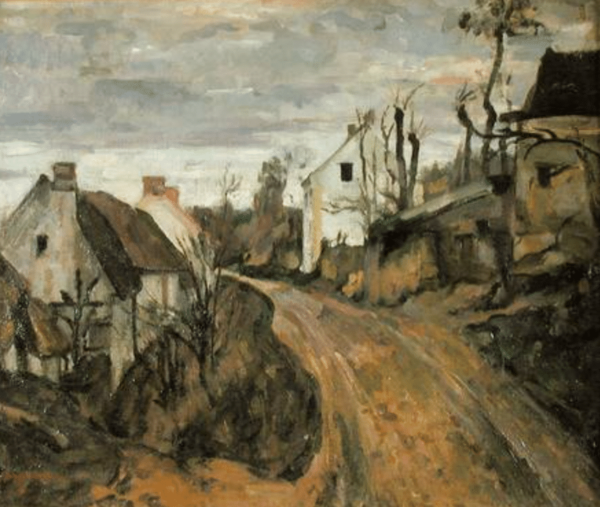 Die Dorfstraße, Auvers – Paul Cézanne Paul Cézanne 85x75