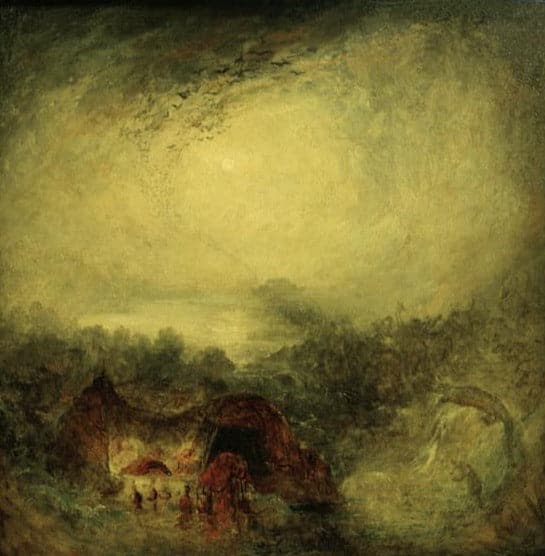 Die Sintflut-Soirée – William Turner J.M.W. Turner 70x70