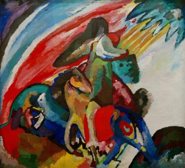 Improvisation 12 (der Reiter) – Wassily Kandinsky Wassily Kandinsky 70x70