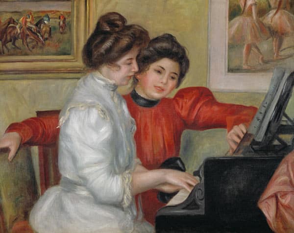 Yvonne und Christine Lerolle am Klavier – Pierre-Auguste Renoir Pierre-Auguste Renoir 85x75