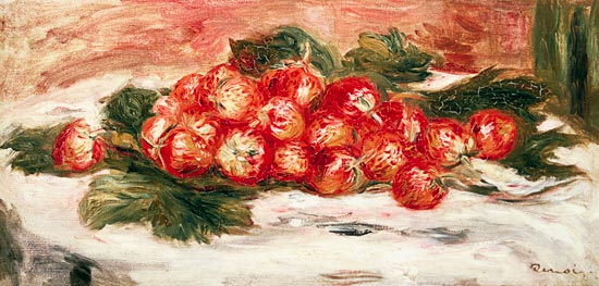 Erdbeeren auf einem weißen Tischtuch – Pierre-Auguste Renoir Pierre-Auguste Renoir 140x70